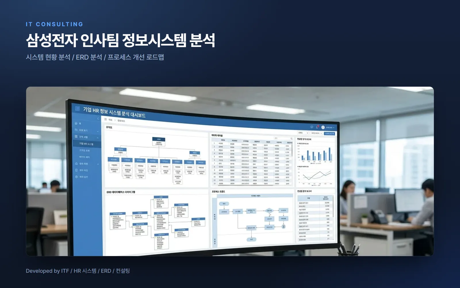 삼성전자 인사팀 정보시스템 분석 — 웹 개발 사례